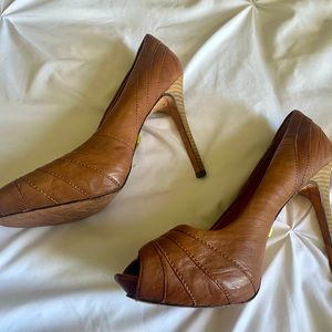 brown L.A.M.B heels
